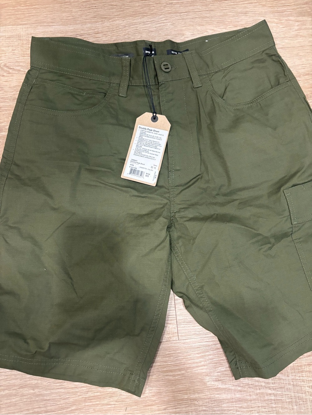Prana Men's green Cargo Shorts NWT